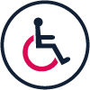 Parkeerplaatsen voor gehandicapten
